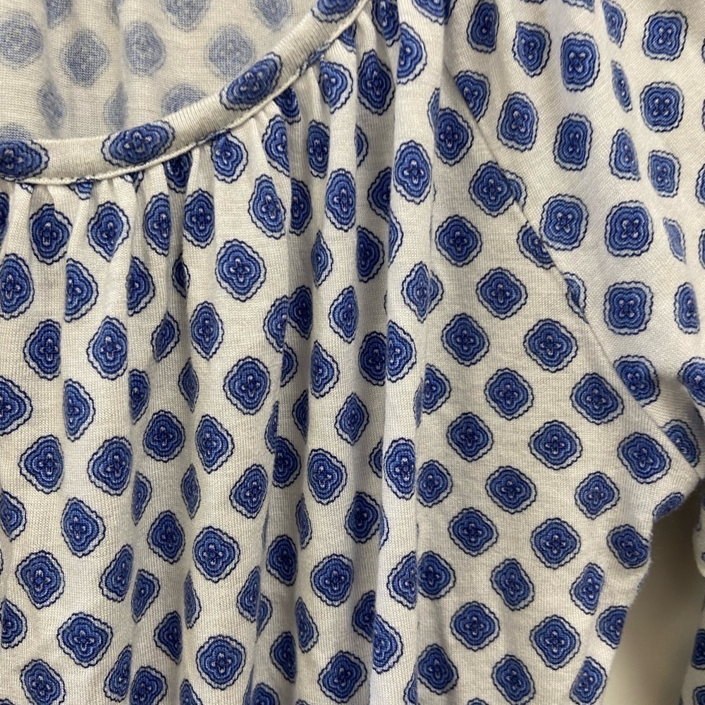 Michael Kors blue long sleeved blouse women size small - Picture 4 of 4
